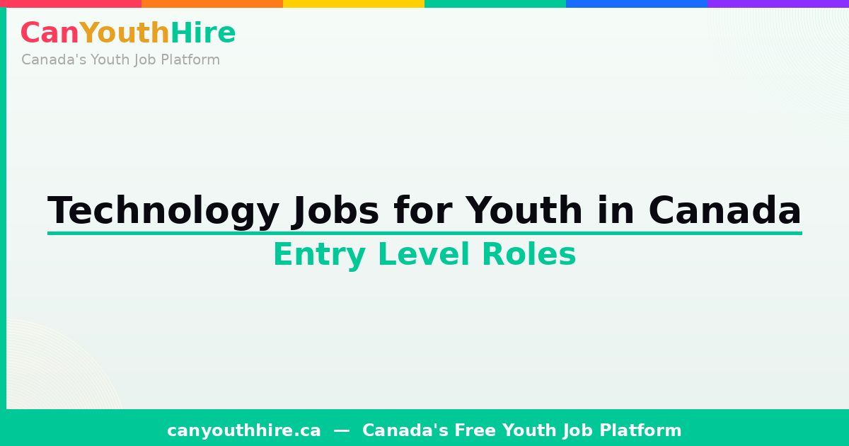 Technology Jobs for Youth in Canada