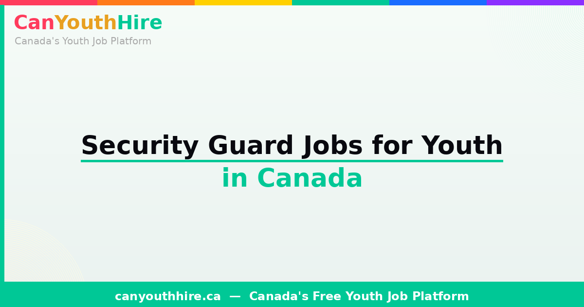 Security Guard Jobs for Youth
