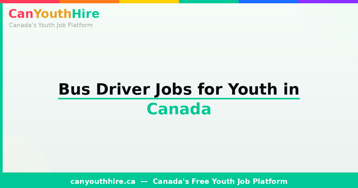 Bus Driver Jobs for Youth