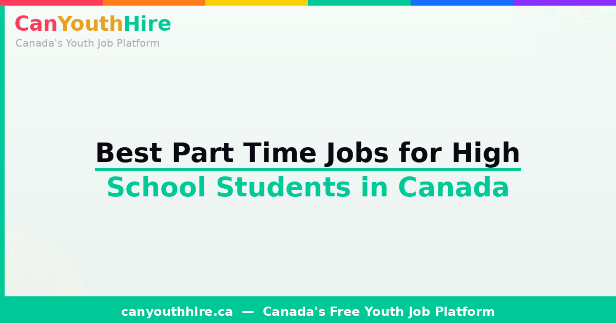 Best Part Time Jobs for High School Students